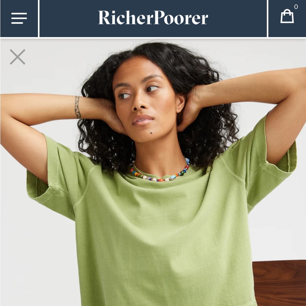 NEW with tags Richer Poorer Relaxed Crop T-Shirt